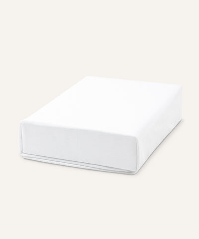 Ehrenkind Spannbettlaken weiß.