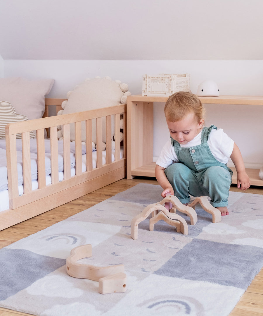 Kinderzimmerteppich.